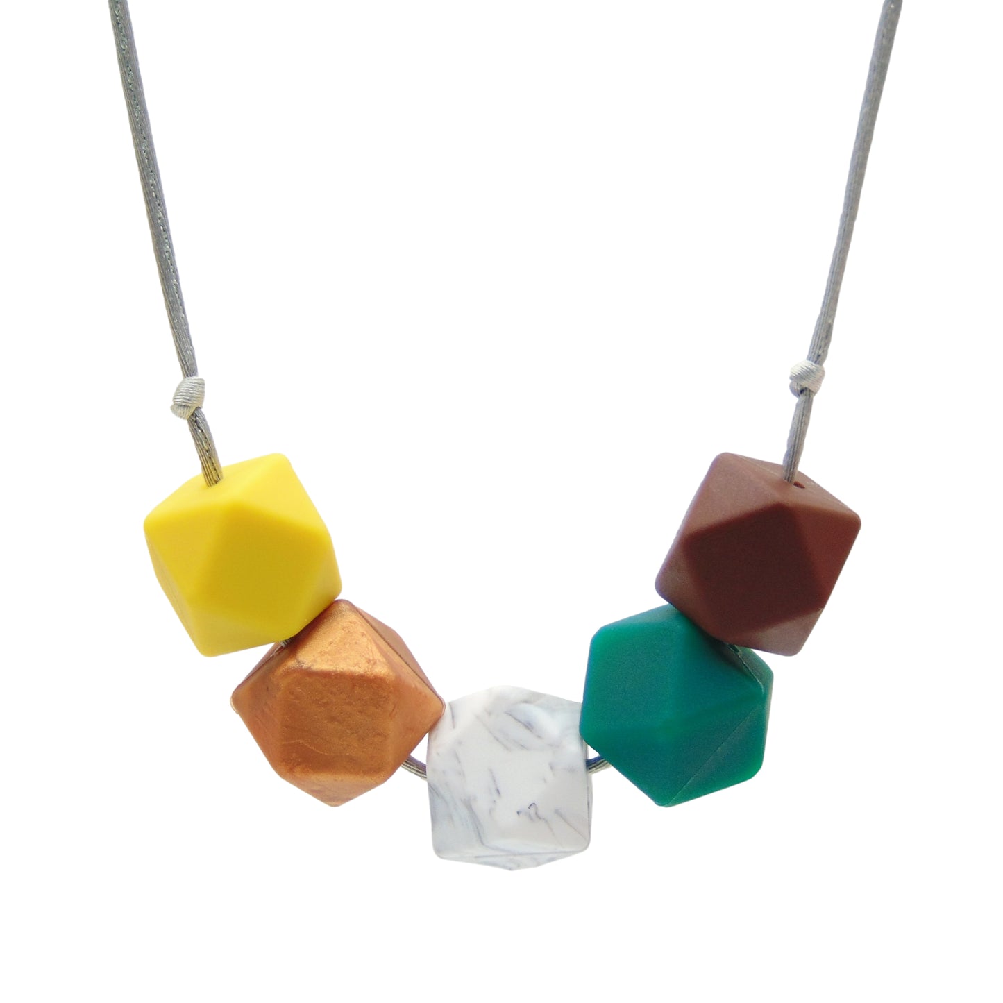 Autumn Harvest - 5 Bead Necklace