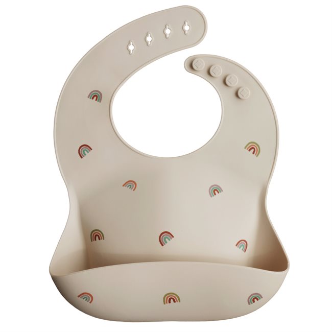 Little Rainbow Silicone Bib