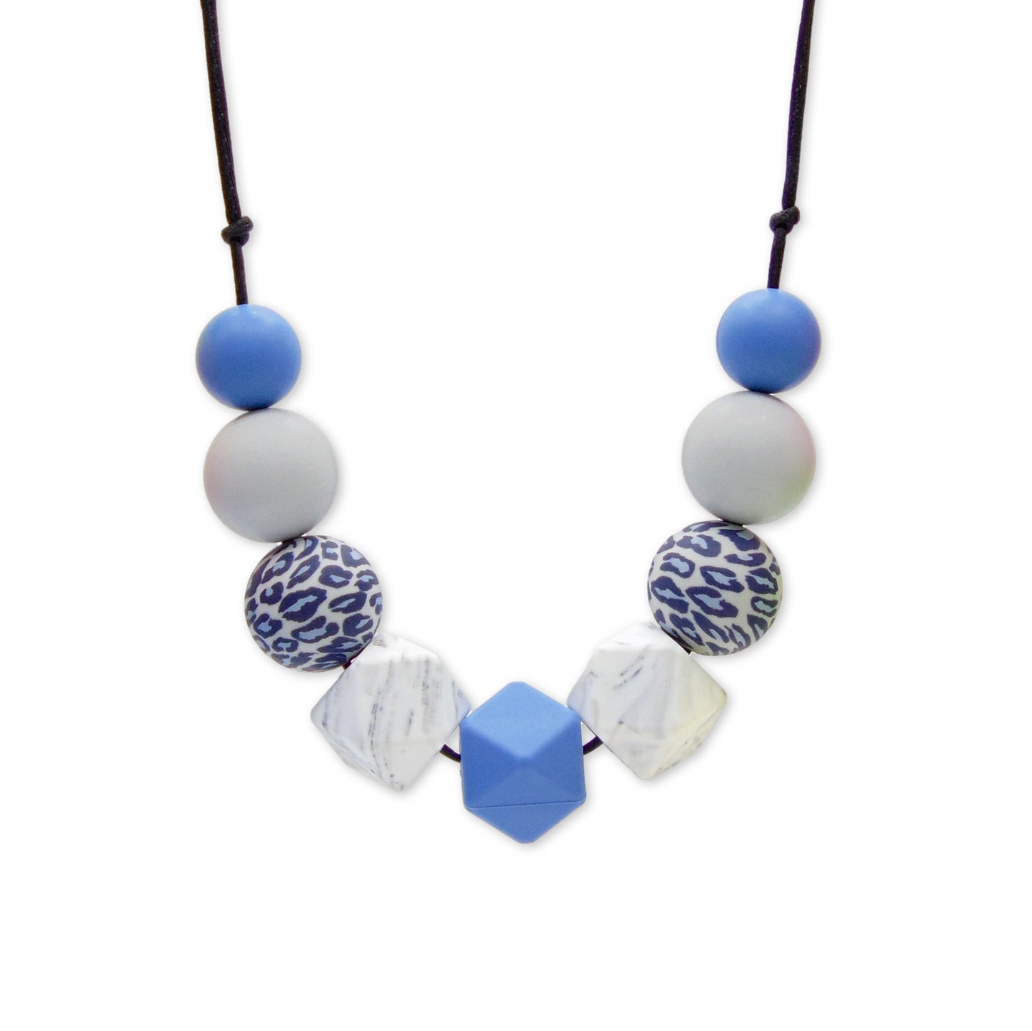 Lesser Spotted Blue Leopard - Necklace and Bangle Gift Set