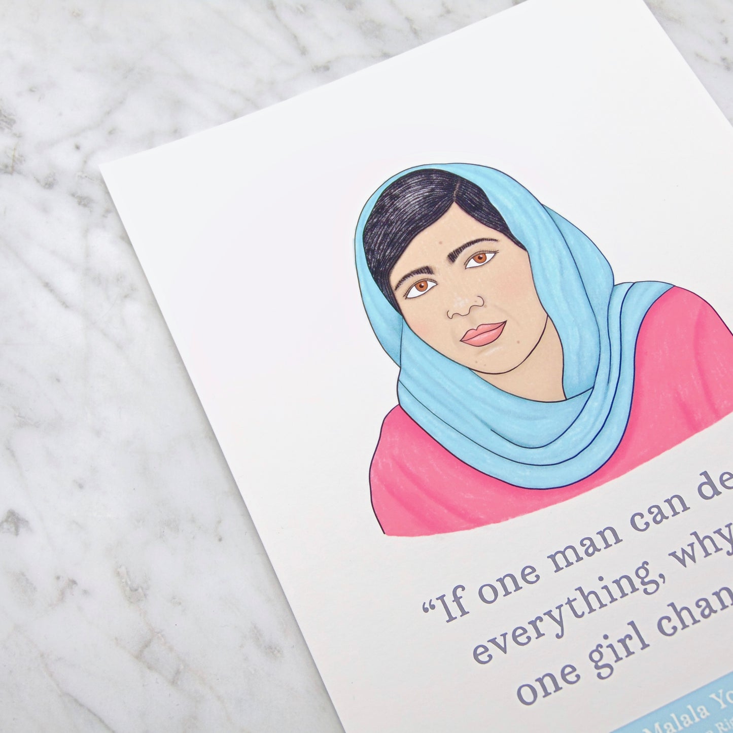 Malala Yousafzai A4 Print