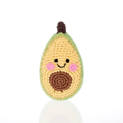 Happy Avocado Rattle