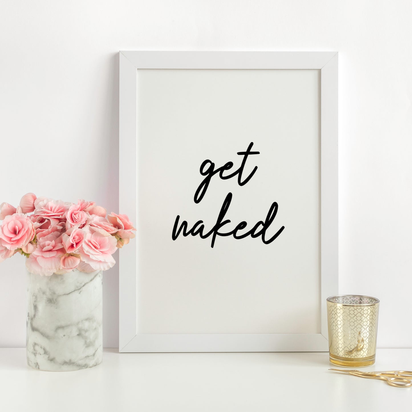 Get Naked A4 Print