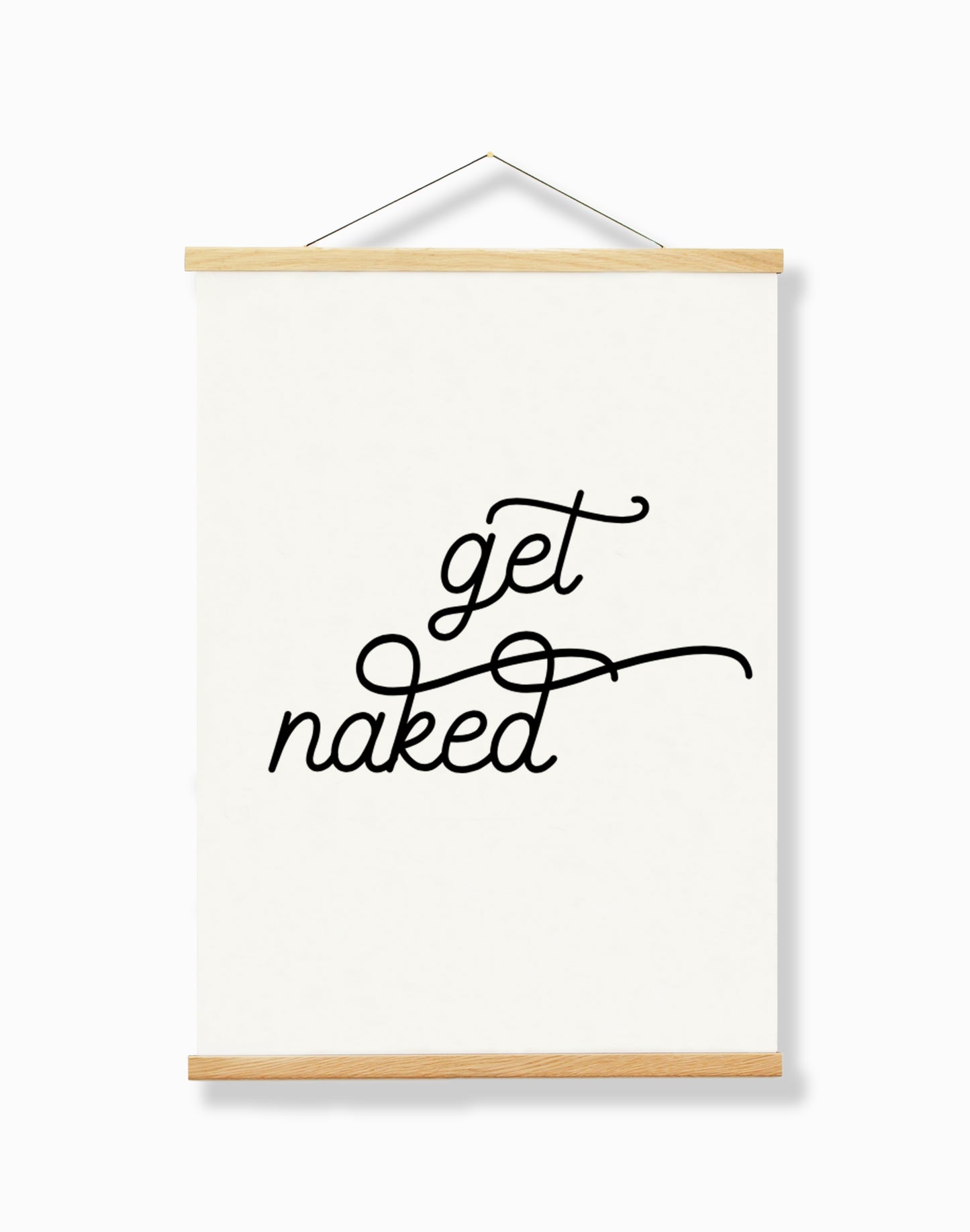 Get Naked A4 Print
