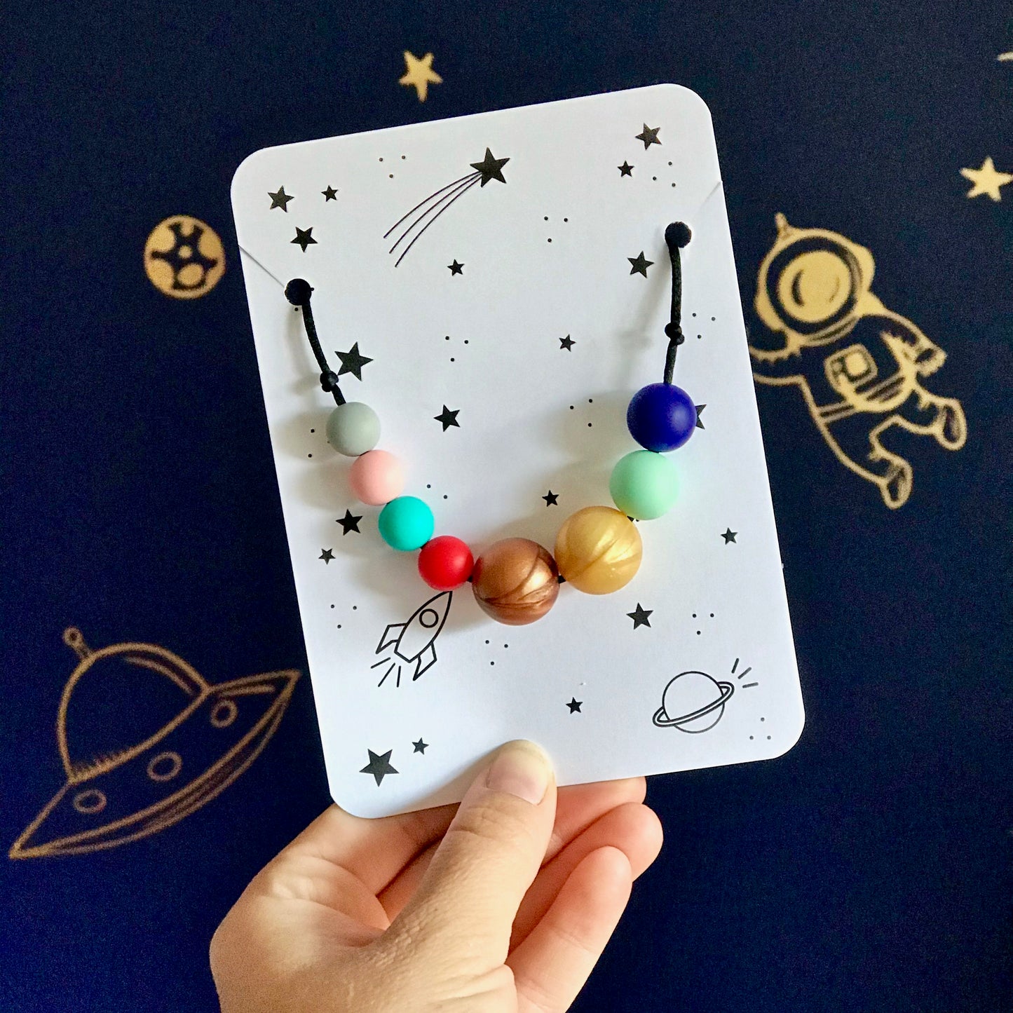 Solar System - 8 Bead Necklace
