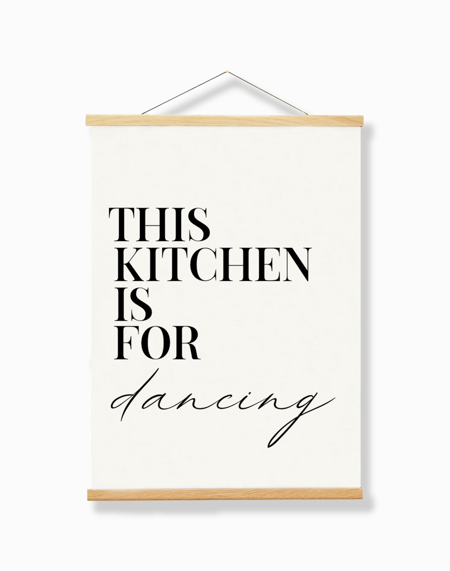 This Kitchen Is For Dancing A4 Print