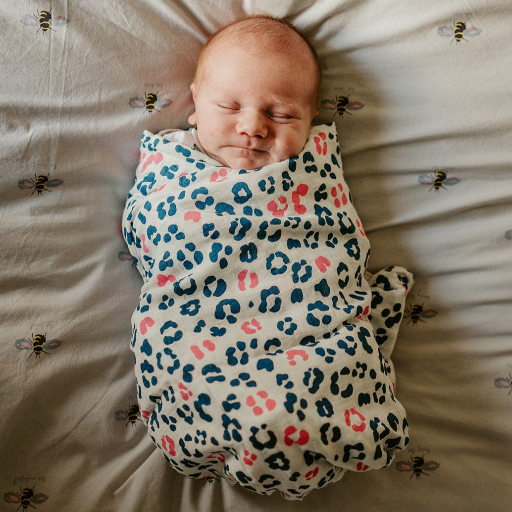 Swaddle Wrap Muslin Swaddle Leopard Swaddle Set Newborn Swaddle