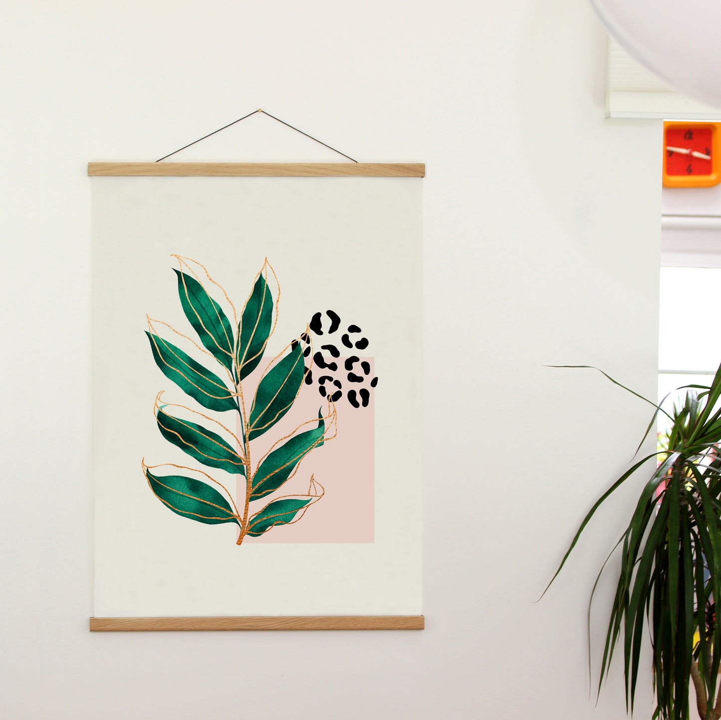 Trio of Abstract Leaf A4 Art Prints