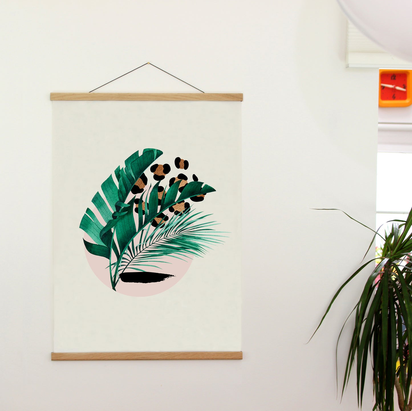 Trio of Abstract Leaf A4 Art Prints