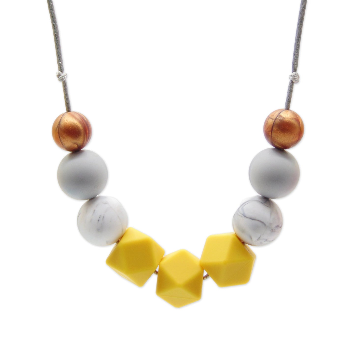 Mustard and Copper - Necklace and Bangle Gift Set