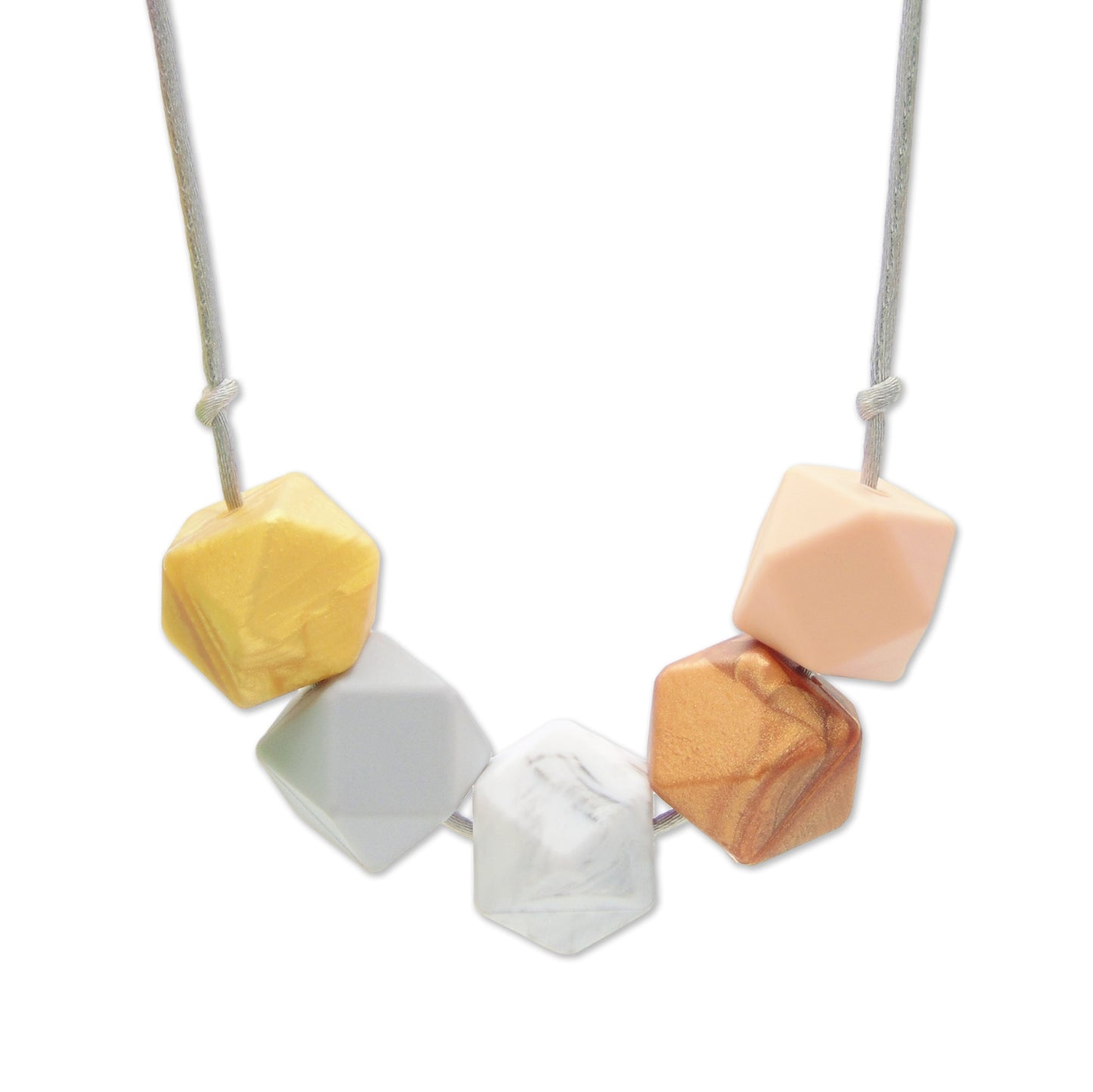 WAREHOUSE CLEARANCE The New Neutral - 5 Bead Necklace