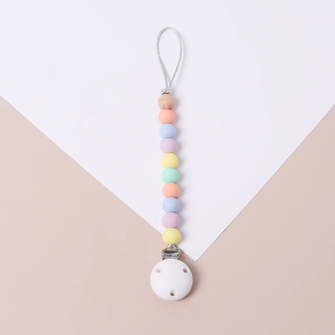 Pastel Rainbow Dummy Clip