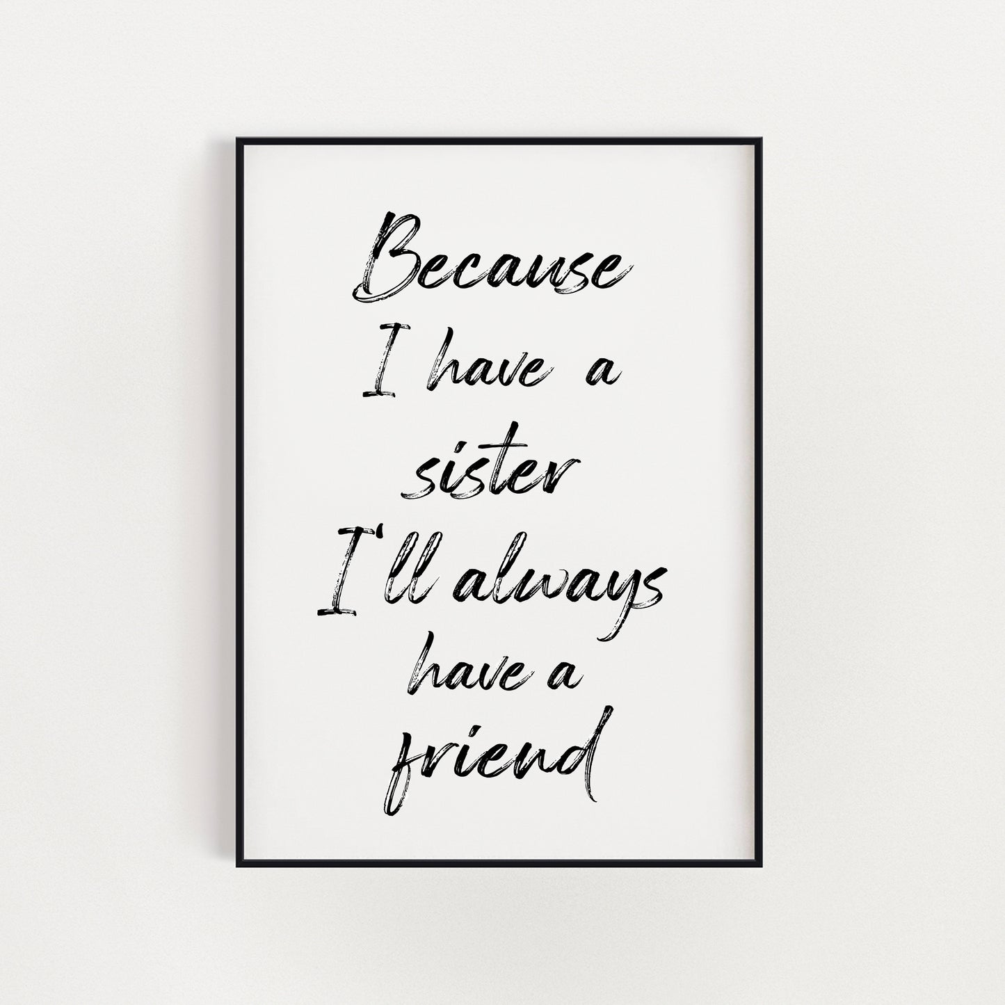 Sisters and Friends A4 Print