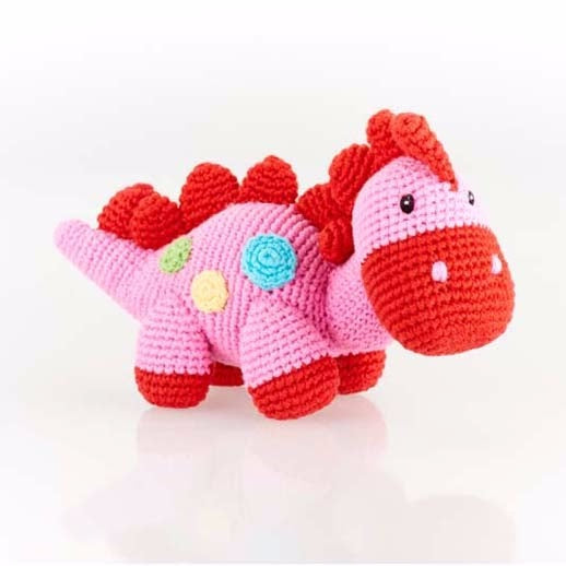 Pink Steggi Dinosaur
