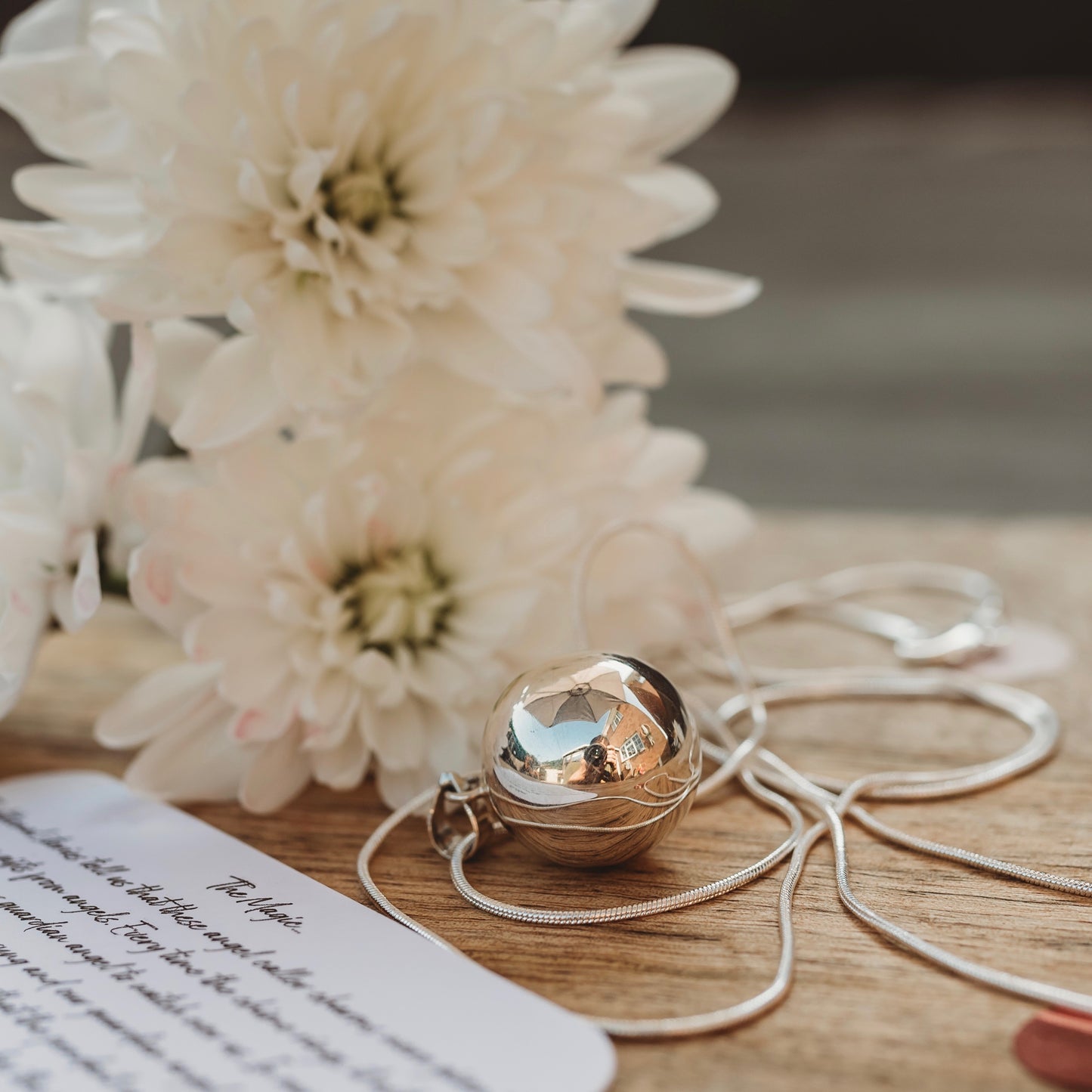 Chiming Bola Pregnancy Pendant
