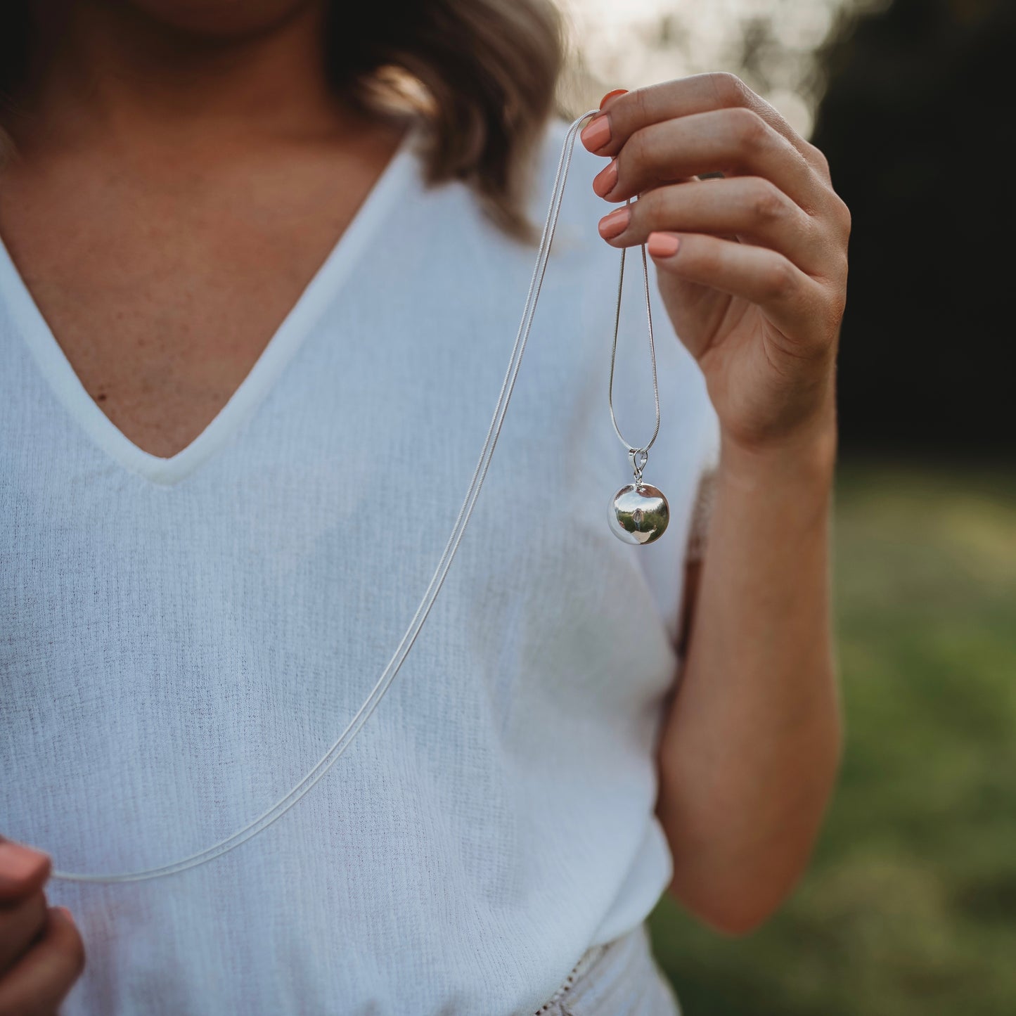 Chiming Bola Pregnancy Pendant
