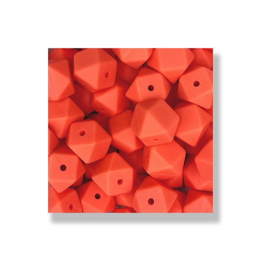 HEX004 - Living Coral 17mm Hexagon EXCLUSIVE