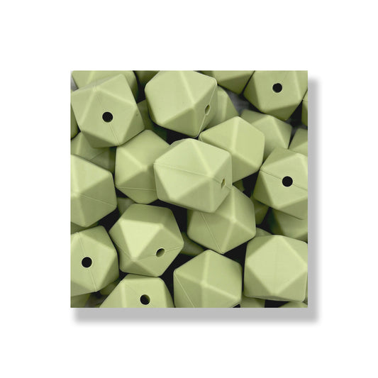 HEX007 - Khaki 17mm Hexagon
