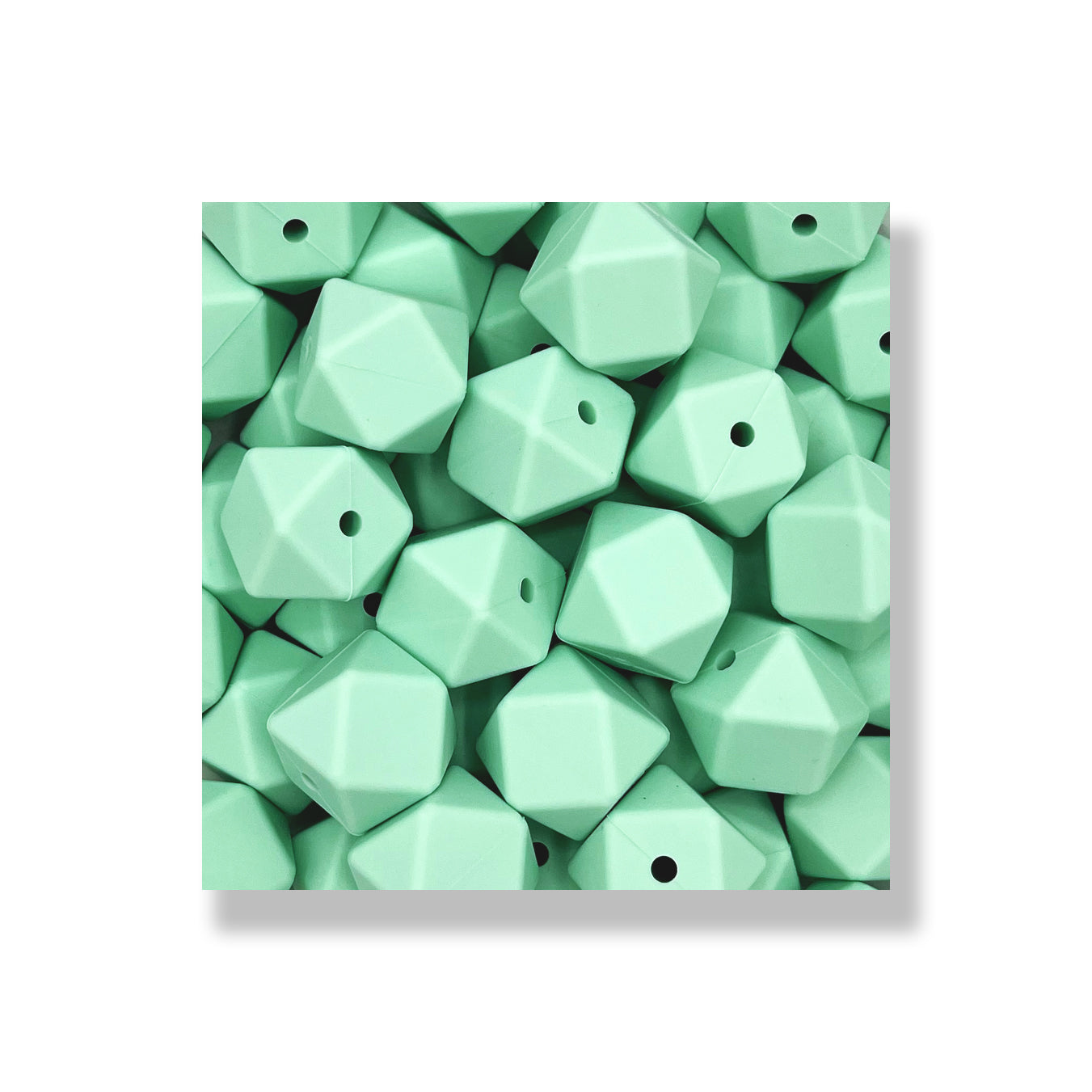 HEX008 - Mint Green 17mm Hexagon