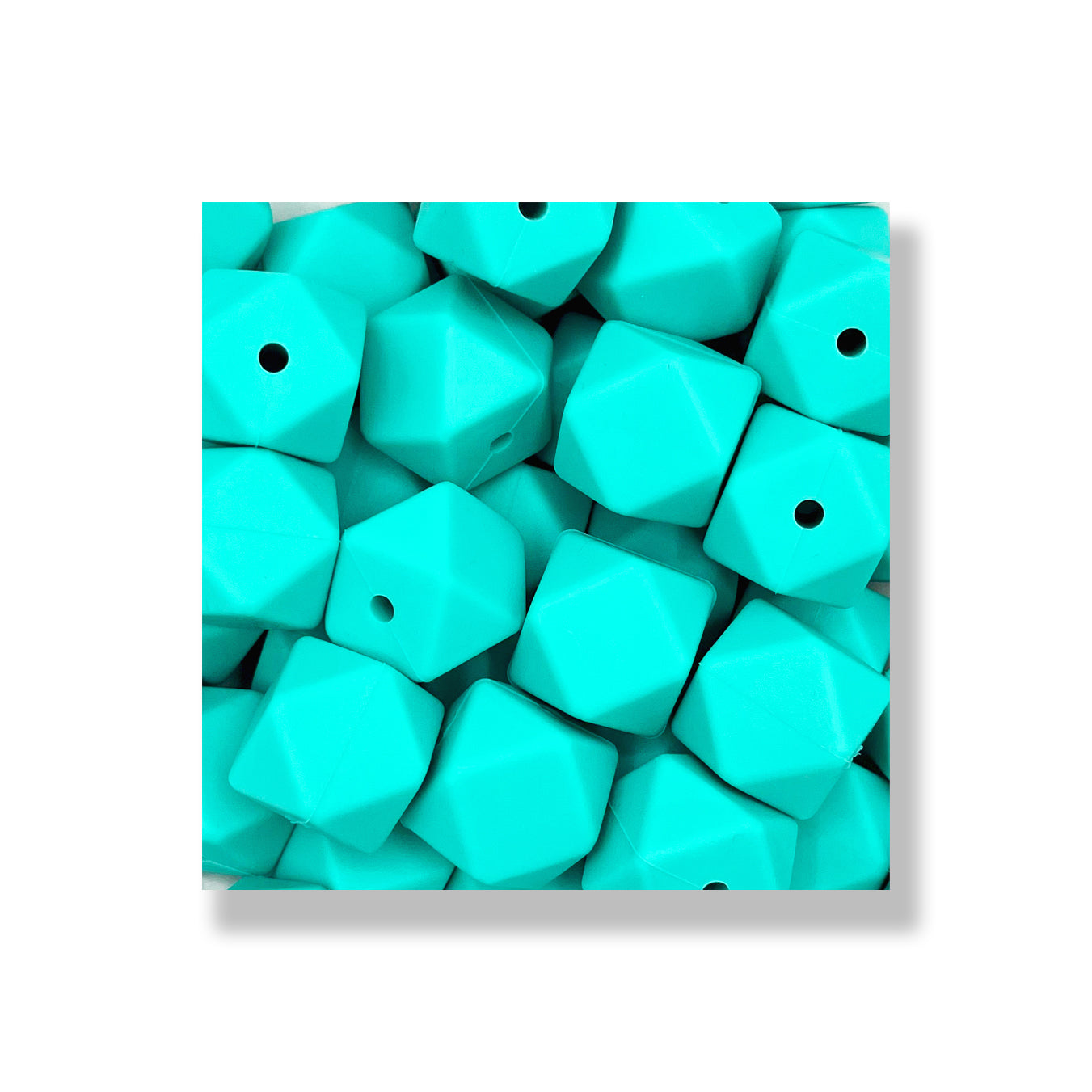 HEX011 - Ocean Turquoise 17mm Hexagon
