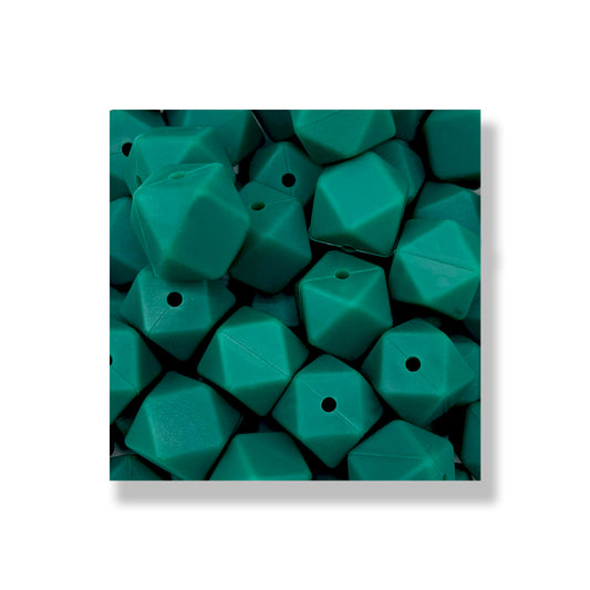 HEX012 - Emerald Green 17mm Hexagon