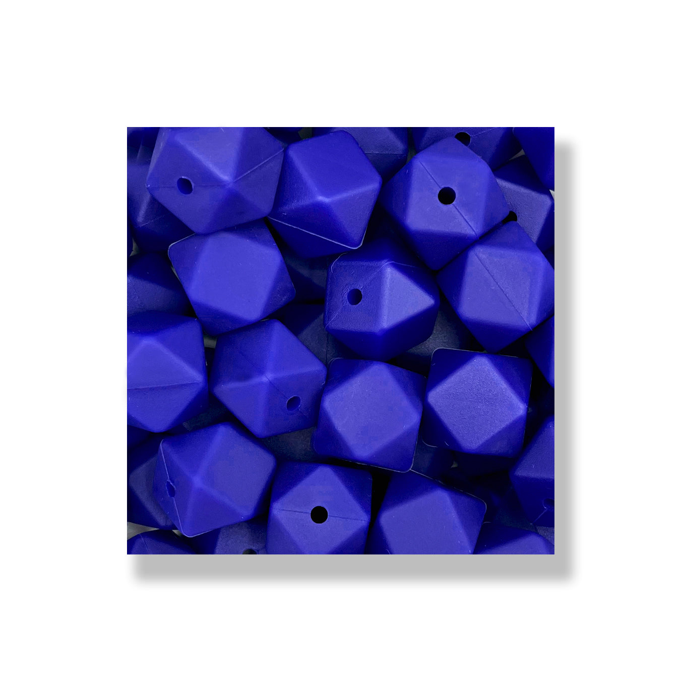HEX018 - Navy Blue 17mm Hexagon