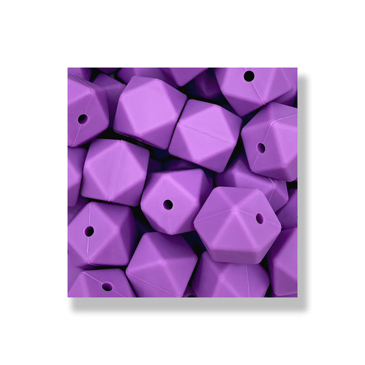 HEX019 - Classic Purple 17mm Hexagon