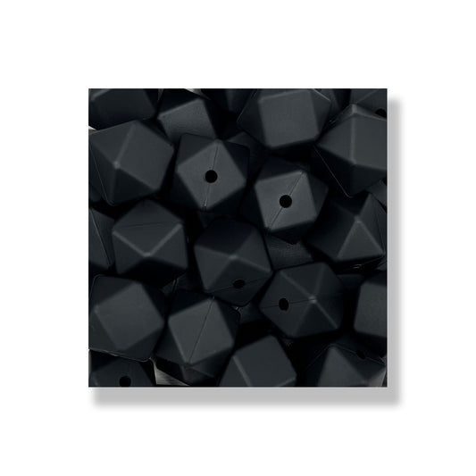 HEX030 - Jet Black 17mm Hexagon