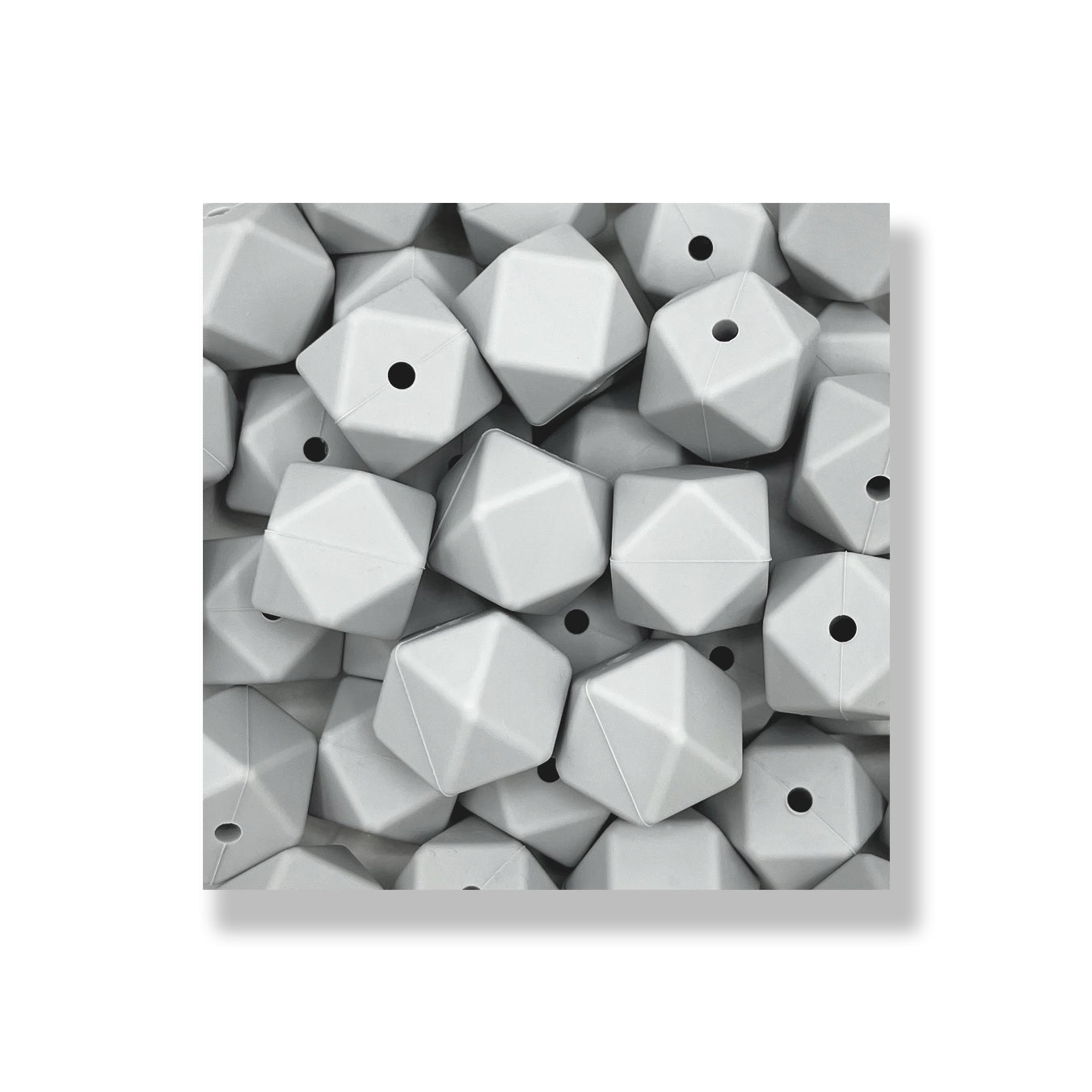 HEX035 - Light Grey 17mm Hexagon