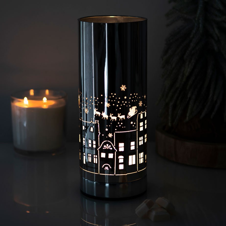 Christmas Village Electric Oil Lamp