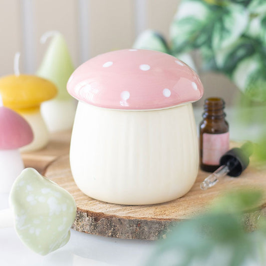 Pink Mushroom Wax Burner