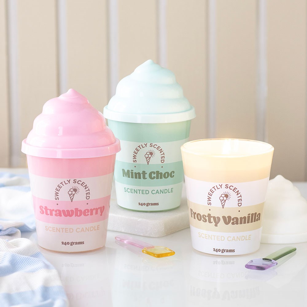Vanilla Ice Cream Candle
