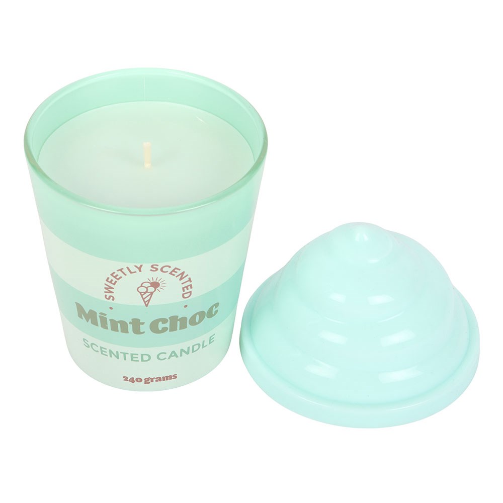Mint Choc Ice Cream Candle