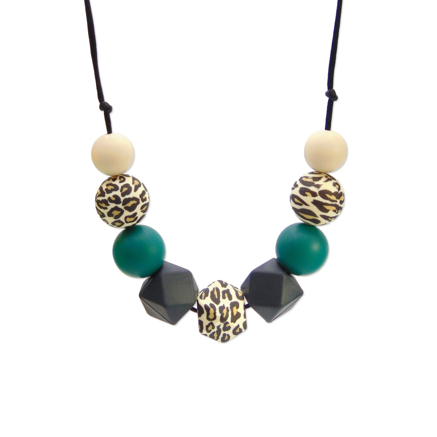 WAREHOUSE CLEARANCE Leopard Envy - 9 Bead Necklace