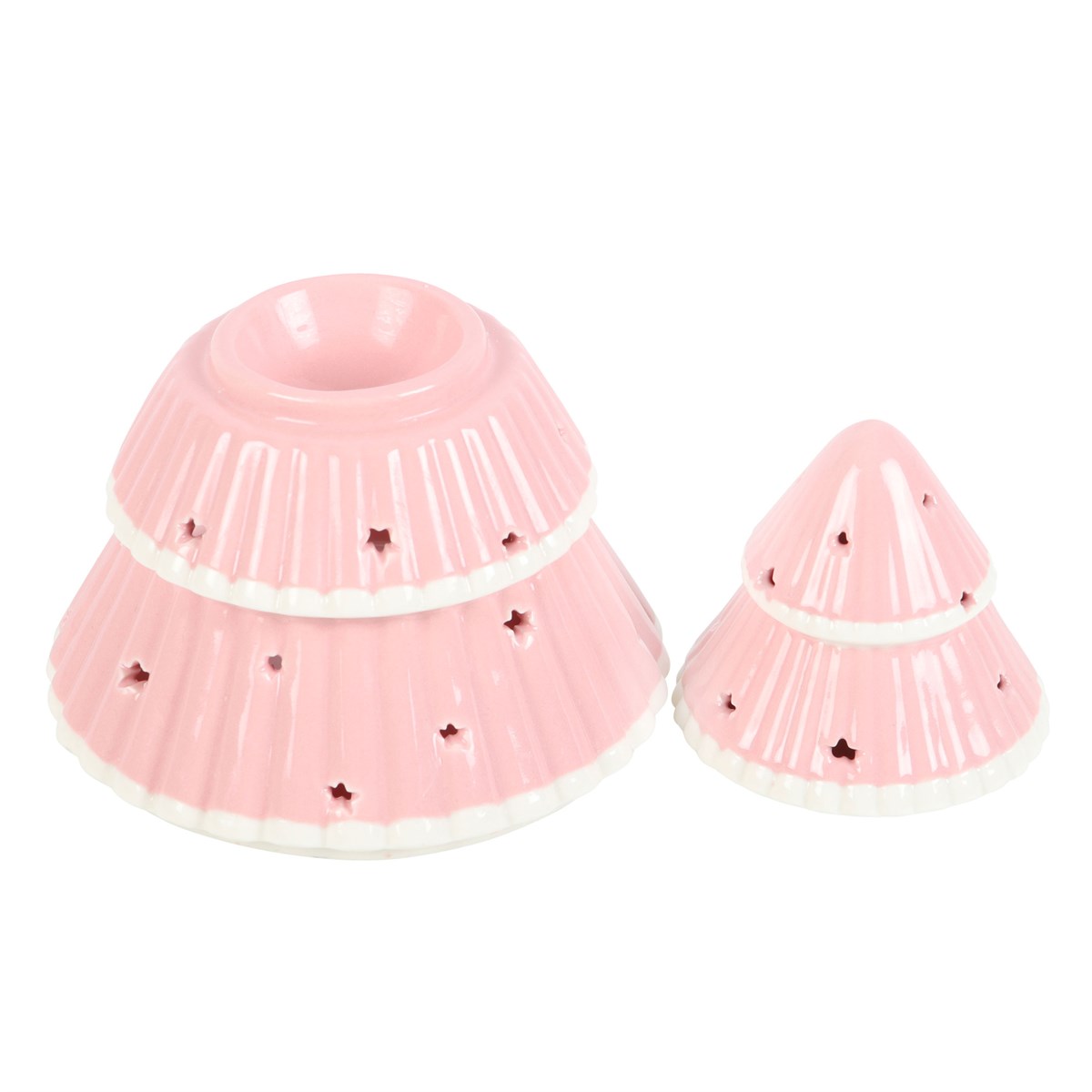 Pink Christmas Tree Wax Burner