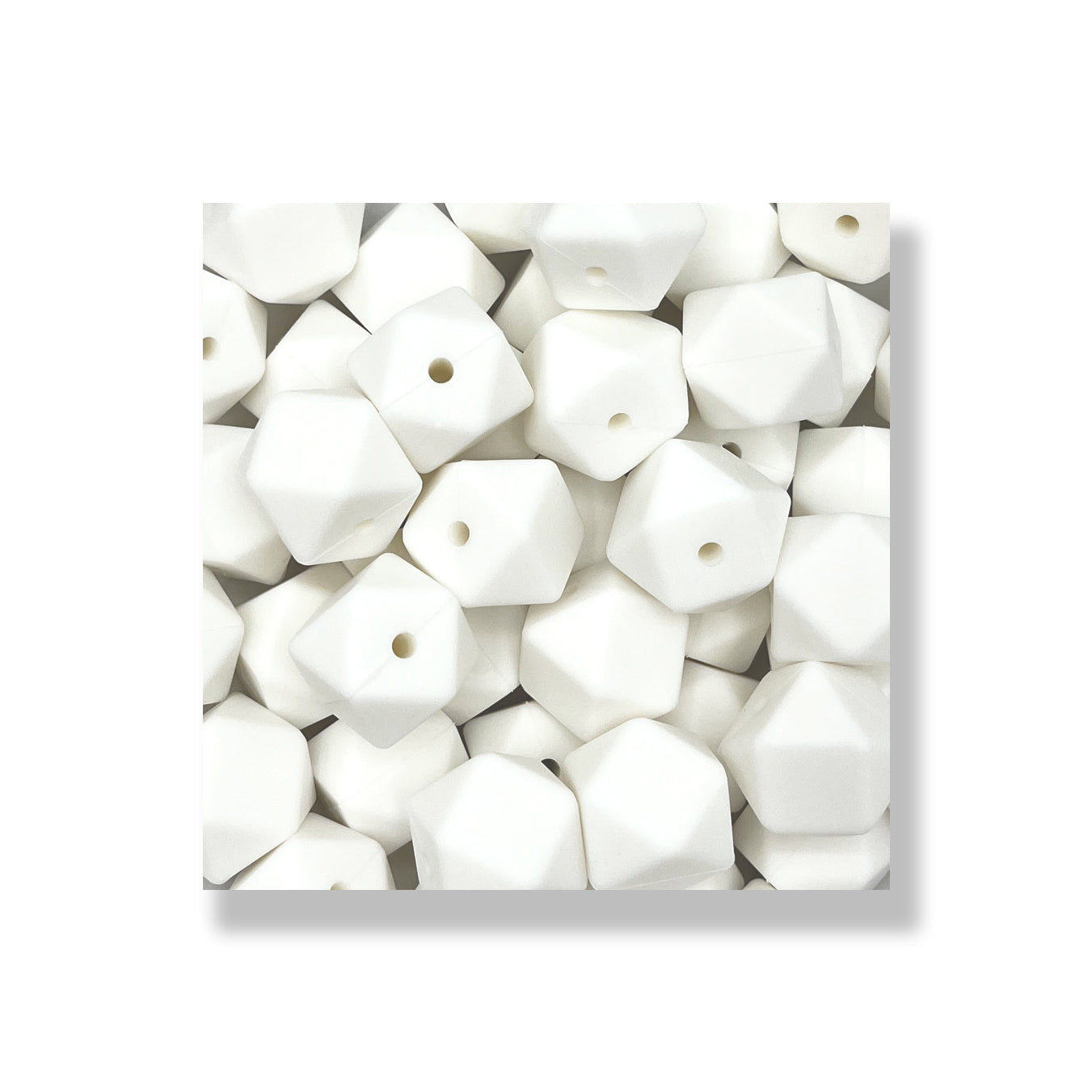HEX031 - Snow White 17mm Hexagon
