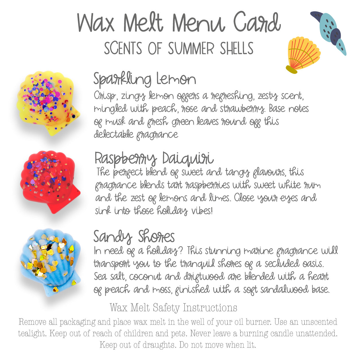 Scents of Summer Shell Wax Melt Selection Box
