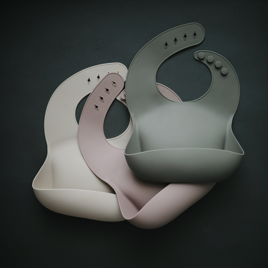 Silver Sage Silicone Bib
