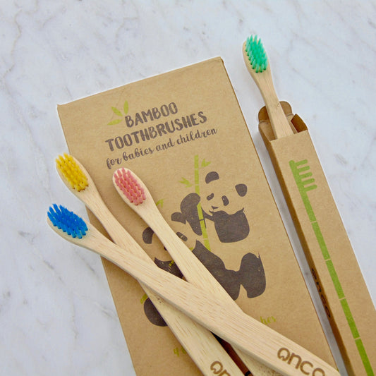 Bamboo Baby Toothbrush (4 Pack)