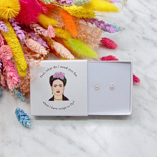 Frida Kahlo Flower Studs