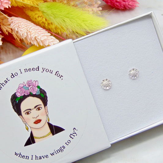 Frida Kahlo Flower Studs