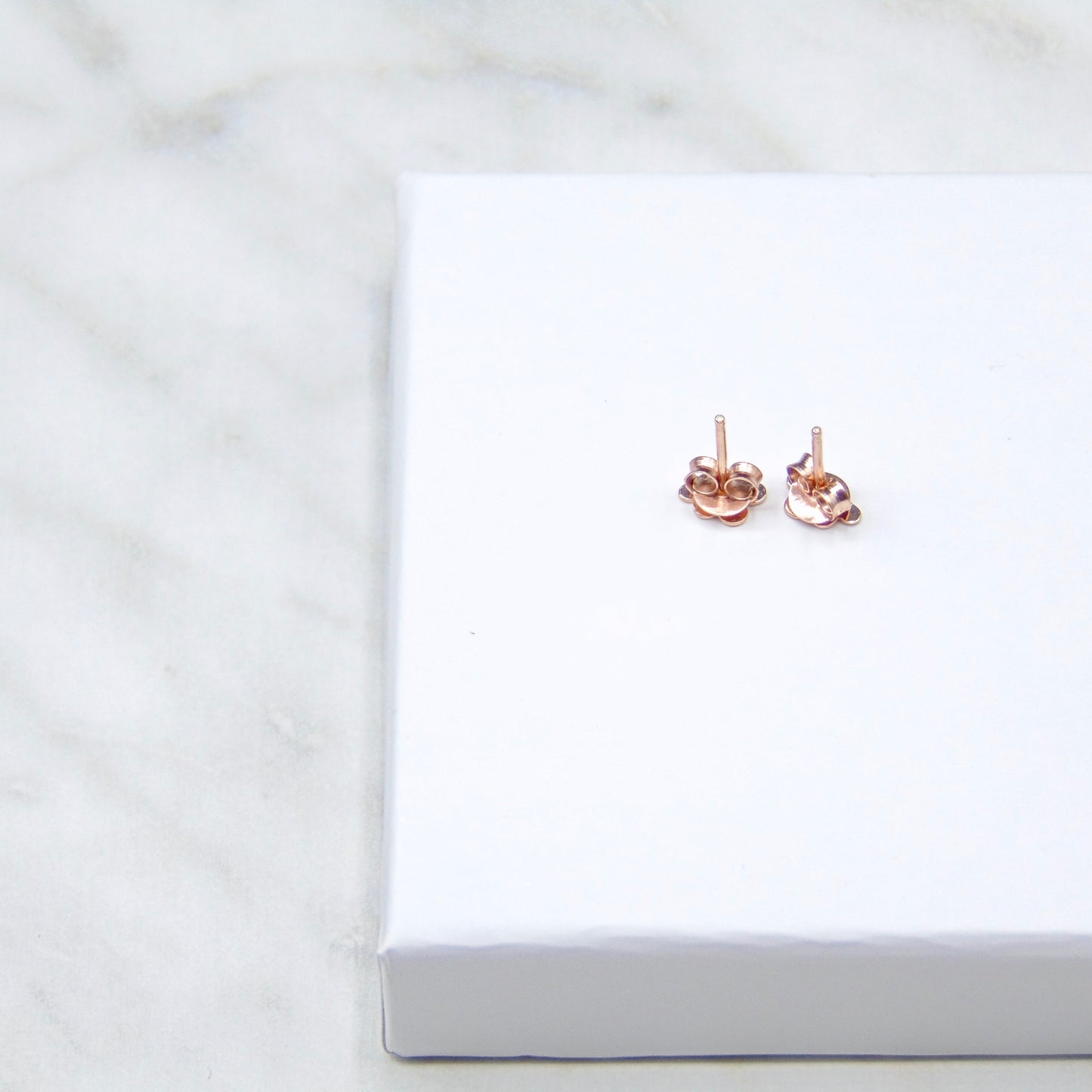 Amelia Earhart Rose Gold Cloud Studs