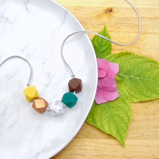 Autumn Harvest - 5 Bead Necklace