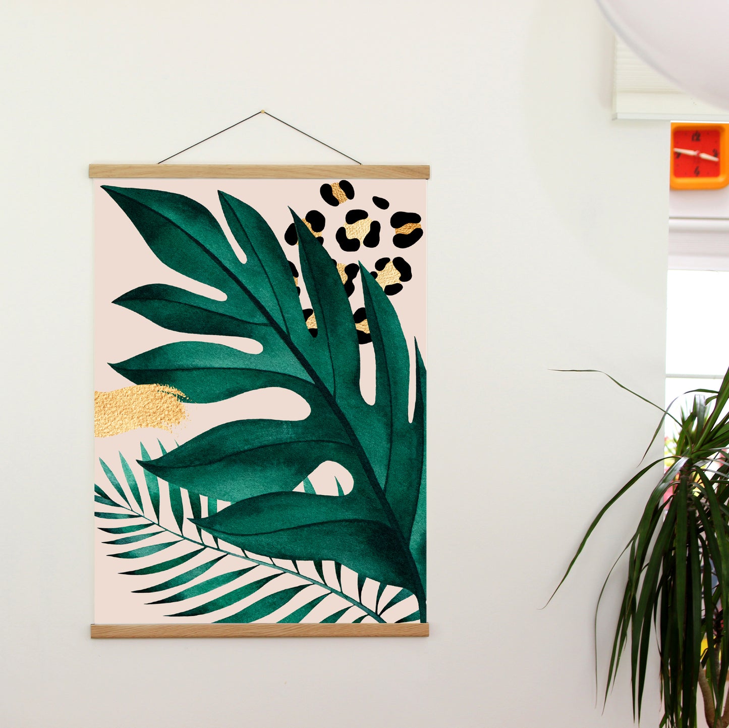 Trio of Jungle Leaf A4 Art Prints