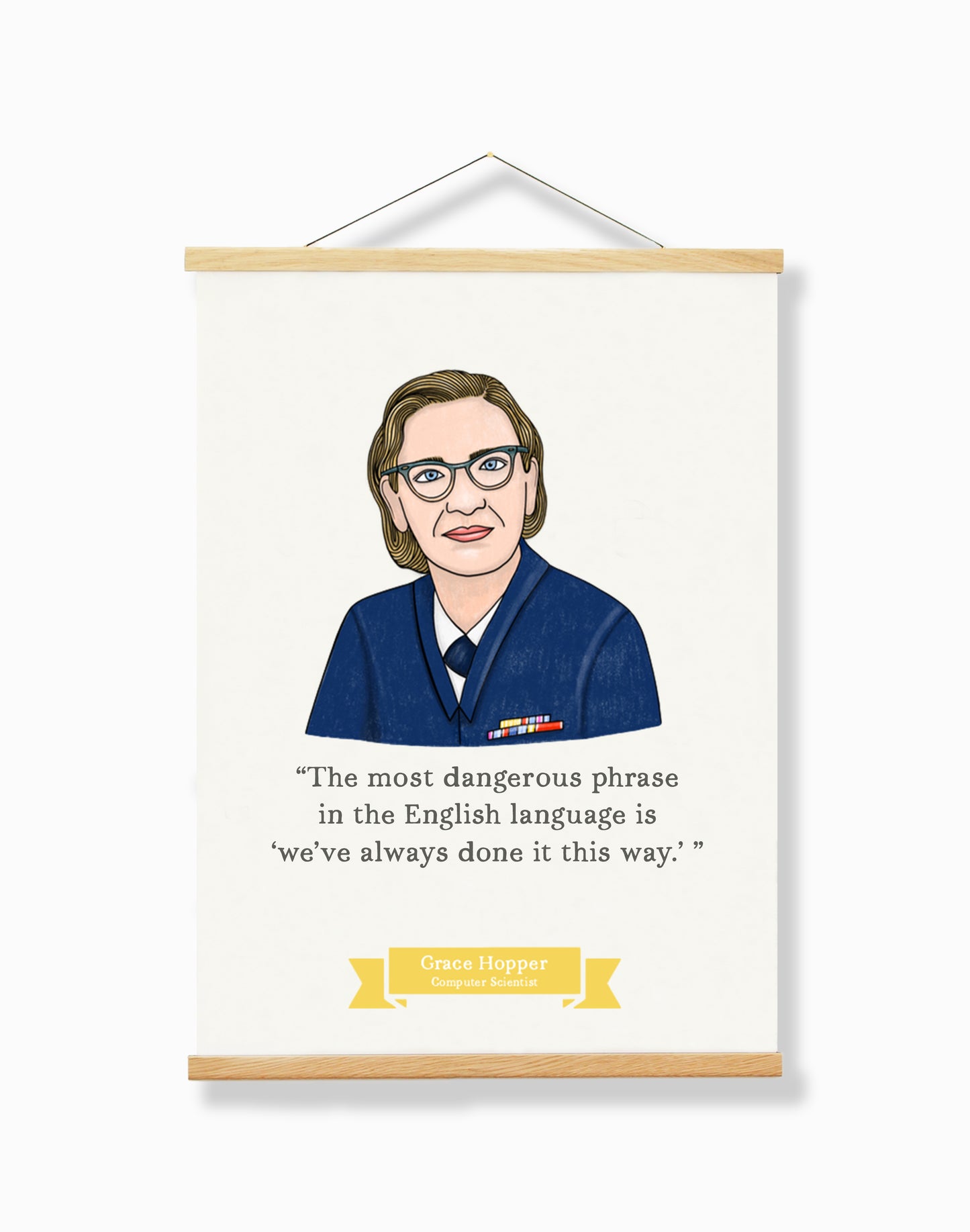 Grace Hopper A4 Print