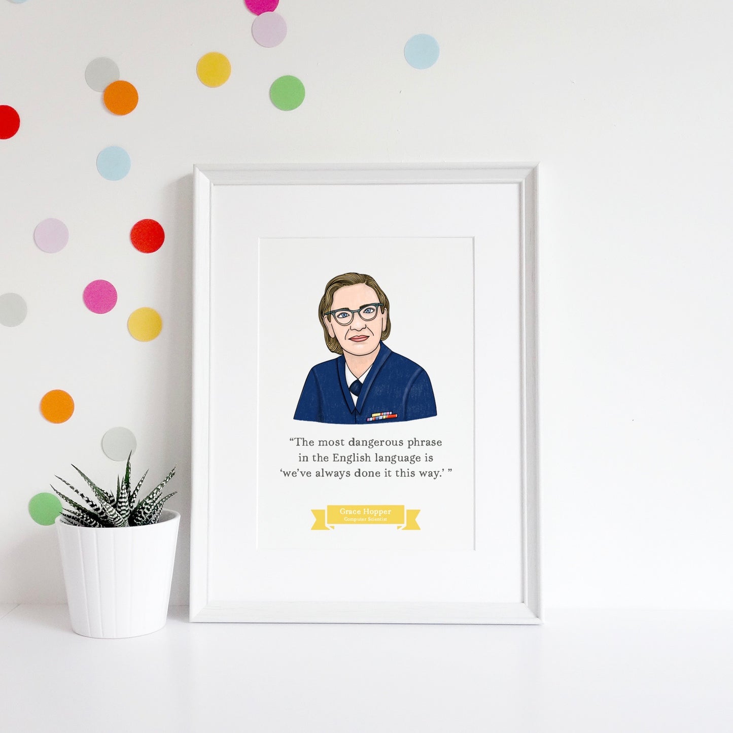 Grace Hopper A4 Print