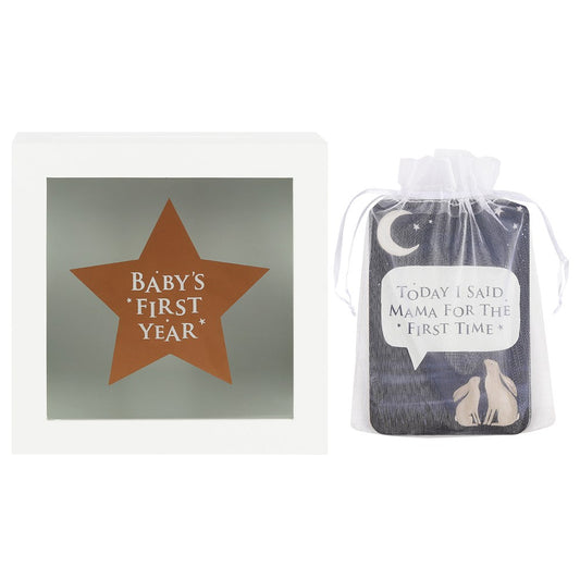 Baby Milestone Cards and Keepsake Box