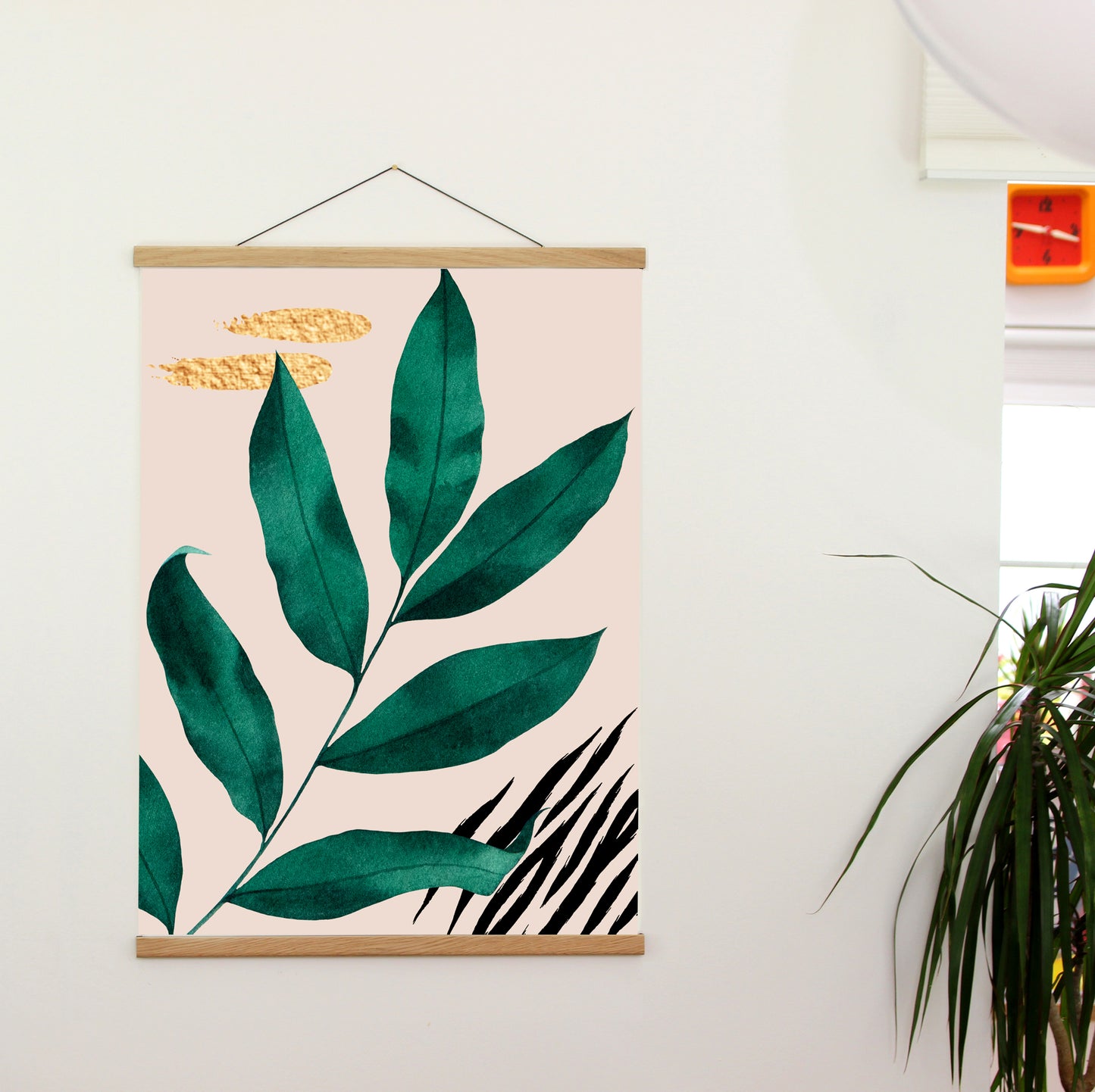 Trio of Jungle Leaf A4 Art Prints