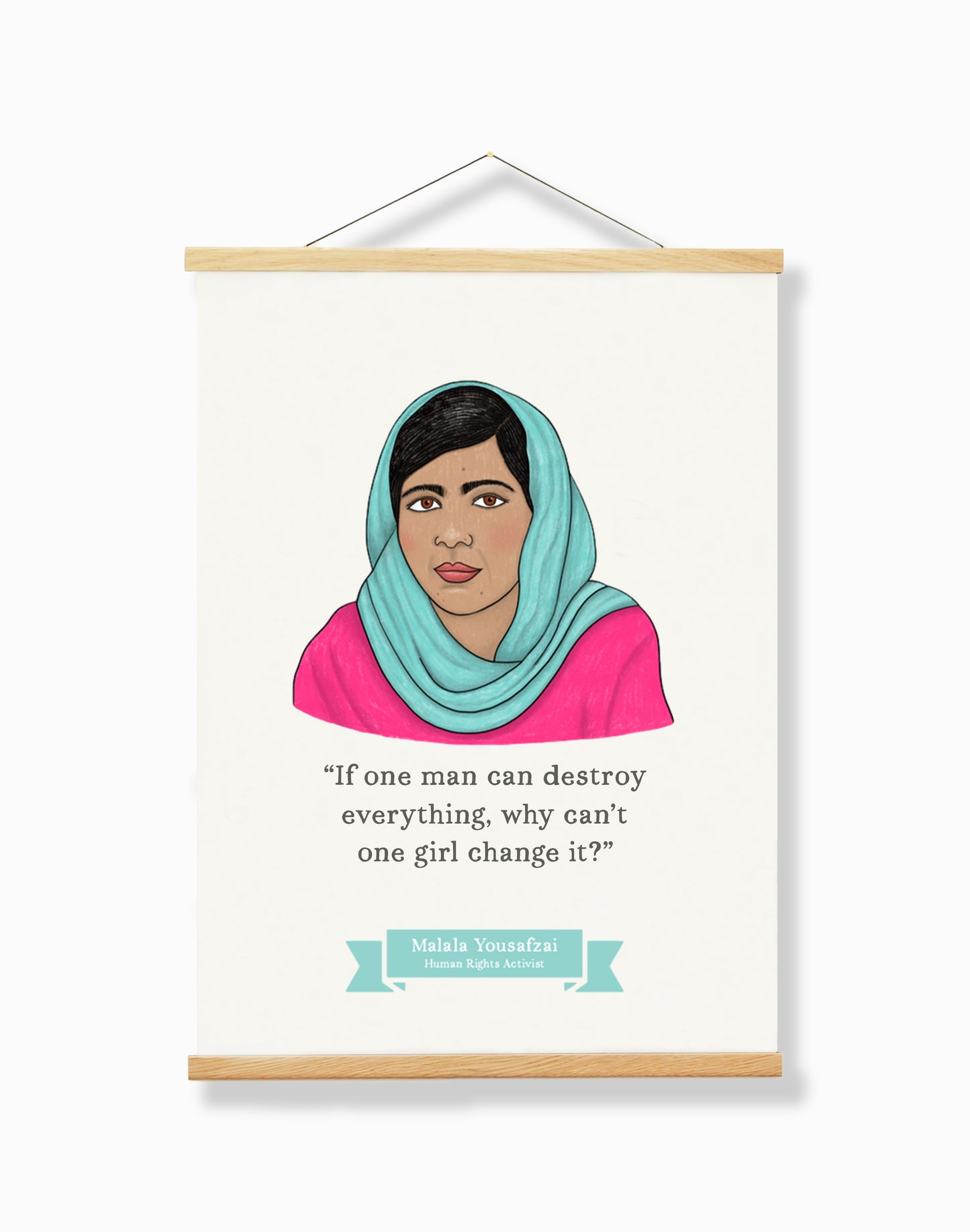 Malala Yousafzai A4 Print