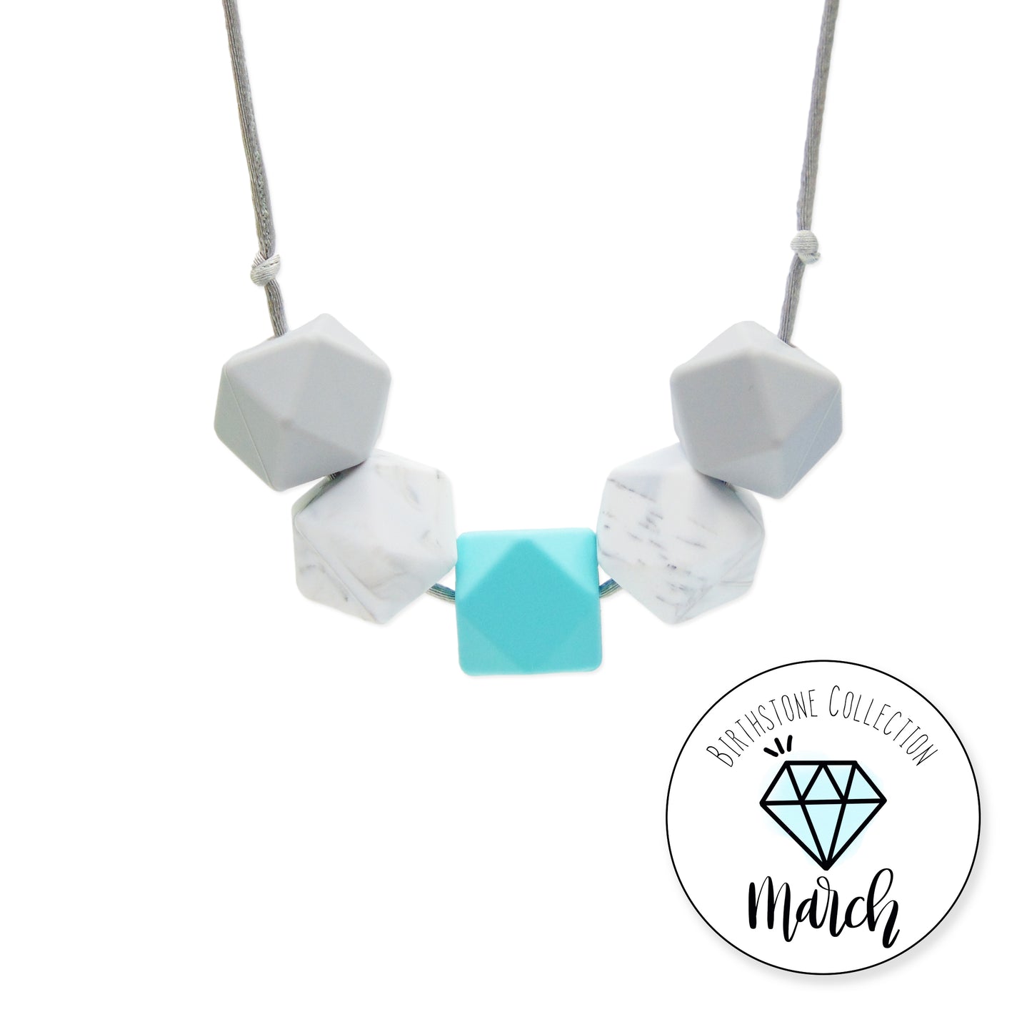 Aquamarine - March Birthstone Necklace