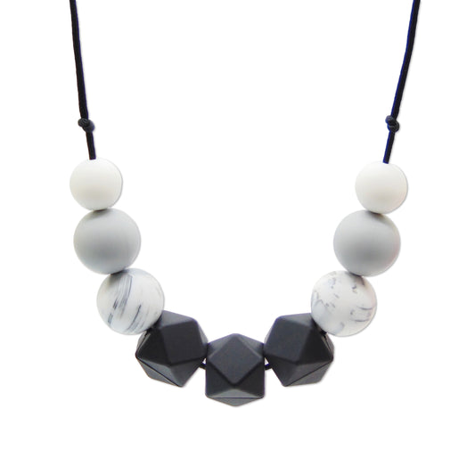 Monochrome - 9 Bead Necklace